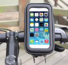 Suporte De Celular Magnético Articulado Para Moto e Bike Com Capa a Prova D'água Até 6,5"