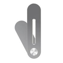 Suporte de Celular Magnético para Notebook em Alumínio