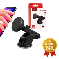 Suporte de Celular Magnético Veicular Carro Rotativo 360 com Ventosa Potente painel