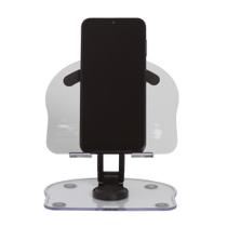 Suporte de Celular Mesa Escritório Transparente Ajustável
