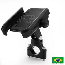 Suporte De Celular Motowolf em Alumínio Para Moto, Preto