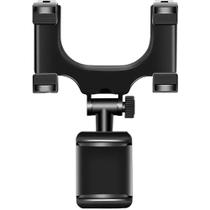 Suporte de Celular Multifuncional para Espelho Retroviso Veicular de Carro Gira até 360 graus