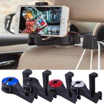 Suporte de Celular para Carro Veicular Trava Smartphone Pendurar Bolsas Gancho Encosto Banco Traseiro - HPB SHOP STORE