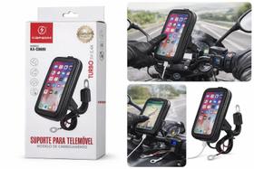 Suporte de Celular para Moto à Prova DÁgua com Carregador Kapbom Turbo 5V 2.4A Suporte de Celular para Moto à Prova DÁgua com Carregador Kapbom Turbo 5V 2.4A