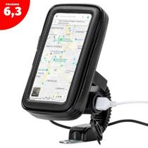 Suporte de Celular para Moto com Case Impermeável 360 + Usb - ONE-X