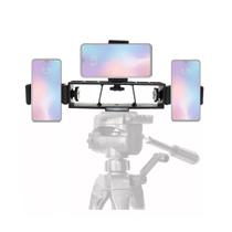 Suporte De Celular Triplo Para Tripé Greika Ph3 - Vivitar Suporte De Celular Triplo Para Tripé Greika Ph3 - Vivitar