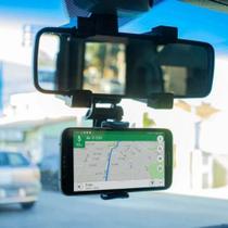 Suporte De Celular Veicular Com Encaixe Retrovisor Universal