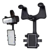 Suporte de Celular Veicular para Retrovisor - Tomate MTG-216 - Compatível com Celulares de 3,5 a 6,0 Polegadas