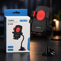 Suporte De Celular Veicular Trava Automática Anti Queda Modelo LE-023 Preto