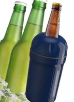Suporte de cerveja long neck 350ml Unitermi azul