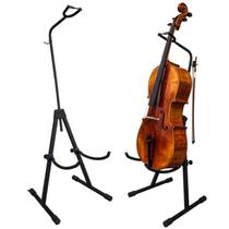 Suporte de Chão p/ Violoncelo e Arco - Tripé Portátil - Altura 124cm