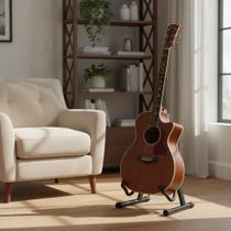 Suporte De Chão Para Guitarra Violão Baixo Emborrachado Klx
