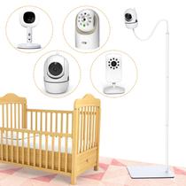 Suporte de chão para monitor de bebê compatível com HelloBaby HB6550/HB65/HB40/HB6339/ANMEATE SM24, Baby Ganibs, Bonoch, para óptica infantil Dxr-8 PRO, suporte Nanit Pro Flex e câmera com orifício rosqueado de 1/4