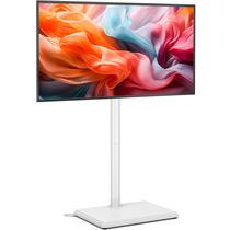 Suporte de chão para TV Rfiver 32-60" com altura ajustável, branco, madeira Suporte de chão para TV Rfiver 32-60" com altura ajustável, branco, madeira