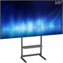 Suporte de chão para TV VIVO STAND-TV100F 55-100" com prateleira de armazenamento
