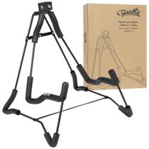 Suporte de Chão Tonante Cavalete Portátil e Compacto Com Emborrachado Ajustável em Aço Para Violão Baixo Guitarra Ukulele Suporte de Chão Tonante Cavalete Portátil e Compacto Com Emborrachado Ajustável em Aço Para Violão Baixo Guitarra Ukulele
