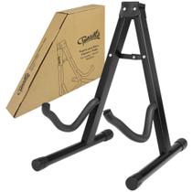 Suporte de Chão Tonante Portátil e Compacto Com Pés Emborrachados em Aço Para Violão Baixo Guitarra Ukulele