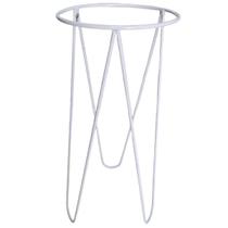 Suporte de Chão Tripé para Vaso 18 (30cm) Branco - JC JARDIM