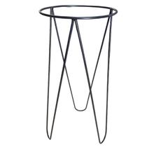 Suporte de Chão Tripé para Vaso 18 (30cm) Preto - JC JARDIM