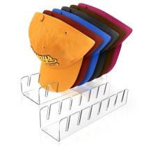 Suporte de chapéu TaoCeexi para bonés de beisebol, display de 14 bonés, pacote com 2 Suporte de chapéu TaoCeexi para bonés de beisebol, display de 14 bonés, pacote com 2