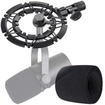 Suporte de choque com filtro Pop para microfone Shure MV7 da YOUSHARES