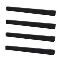 Suporte de Chumbar E-041.P.4UND.OM Kit 4 Unidades para Pia e Bancada Metalon 40x20mm Preto Ouro Suporte de Chumbar E-041.P.4UND.OM Kit 4 Unidades para Pia e Bancada Metalon 40x20mm Preto Ouro