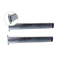 Suporte de Chumbar Pia Zincado Tam.60cm 2und 456 NV Suporte de Chumbar Pia Zincado Tam.60cm 2und 456 NV