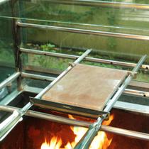 Suporte de Churrasqueira Para Pedra de Sal Rosa em Inox 304