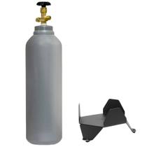 Suporte de Cilindro CO2 Chão Chopeira kegerator Diâmetro 20cm