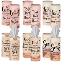 Suporte de cilindro para lenços de carro Outus Christian, pacote com 12 lenços