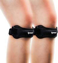 Suporte de cinta de joelho IPOW XXL Plus Size Black