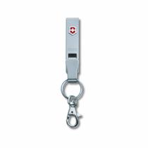 Suporte de cinto Multiclip Victorinox em aço prateado 14 cm Suporte de cinto Multiclip Victorinox em aço prateado 14 cm