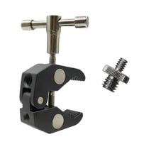 Suporte De Clipe Super Clamp Em Liga De Alumínio Para Câmera De Ação GoPro DJI DSLR Com Parafuso De Suporte De Clipe Super Clamp Em Liga De Alumínio Para Câmera De Ação GoPro DJI DSLR Com Parafuso De