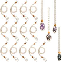 Suporte de colar de cristal Cage Shappy 18 peças com pedra de quartzo Suporte de colar de cristal Cage Shappy 18 peças com pedra de quartzo