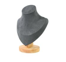 Suporte de Colar em Madeira e Veludo - Organizador 25cm Suporte de Colar em Madeira e Veludo - Organizador 25cm