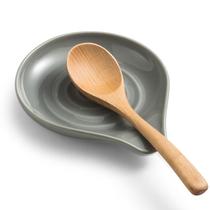 Suporte de colher LAUCHUH Porcelana Cinza 13 cm Grande