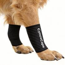 Suporte de compressão dianteiro/traseiro CynoScape Black para pernas para cães Suporte de compressão dianteiro/traseiro CynoScape Black para pernas para cães