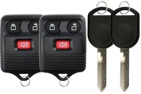 Suporte de controle remoto de entrada sem chave com chave de ignição em branco sem cortes