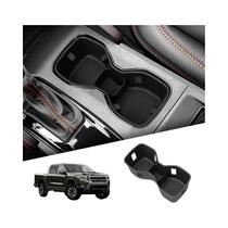 Suporte De Copo De Silicone Preto Para Carro Nissan Frontier 2022-2025, Organizador De Bebidas TPE, - NONE