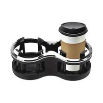 Suporte De Copo Duplo Ajustável Para Carro, Elástico E Antiderrapante, Acessórios Multifuncionais