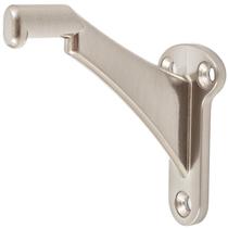 Suporte de corrimão Stone Harbor, alumínio, níquel acetinado, 8 cm