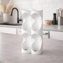 Suporte De Cozinha Porta Rolos Papel Filme Aluminio