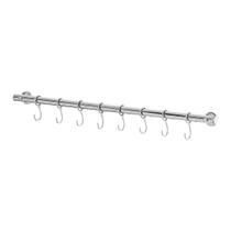 Suporte De Cozinha Porta Talheres 60cm Com 12 Ganchos