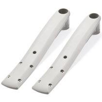 Suporte de deck KTWT 160-0001PG cinza pérola 56 cm, pacote com 2