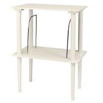 Suporte de disco Victrola Wooden Companion para Music Center White Suporte de disco Victrola Wooden Companion para Music Center White