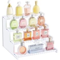 Suporte de elevador de exibição Lifewit de 4 camadas branco com cerca decorativa Suporte de elevador de exibição Lifewit de 4 camadas branco com cerca decorativa