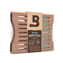Suporte de embalagem de umidade Boveda Cedar Wooden para 4 tamanho 60