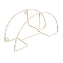 Suporte de Enrolar Mangueira Meia Lua Parede Branco -470p NV