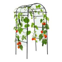 Suporte de escalada de metal Garden Arch Trellis Lalahoni 203 cm