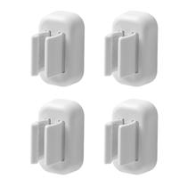 Suporte de escova de dentes Carbibe montado na parede autoadesivo branco Suporte de escova de dentes Carbibe montado na parede autoadesivo branco